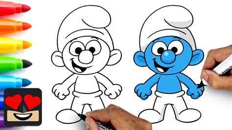 smurfs drawings|How To Draw a Smurf .